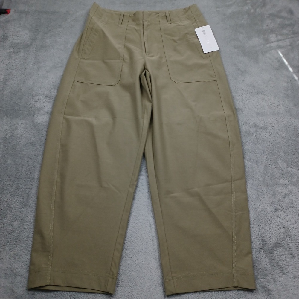 Athleta Pants Womens 14 Green Skyline Utility Preppy Modern NWT